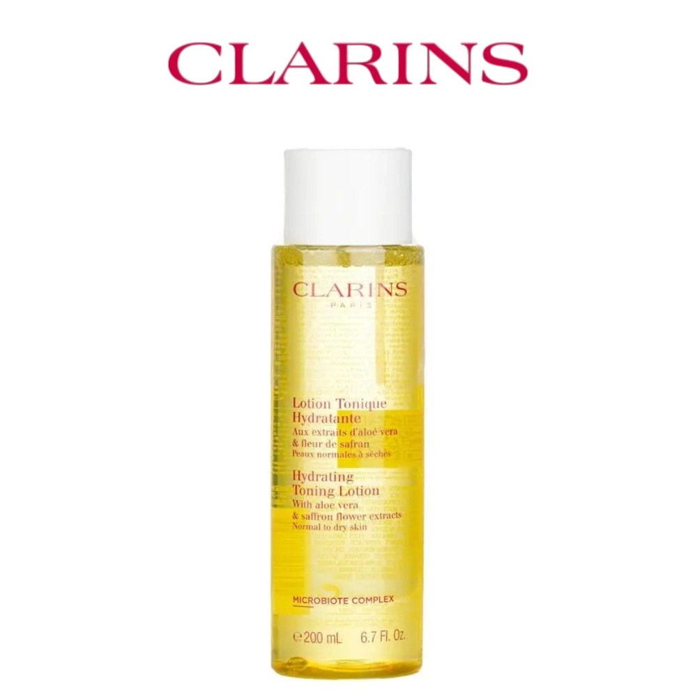 Luxury Skincare Toner - Clarins Toning Lotion 200 ml (Gelb