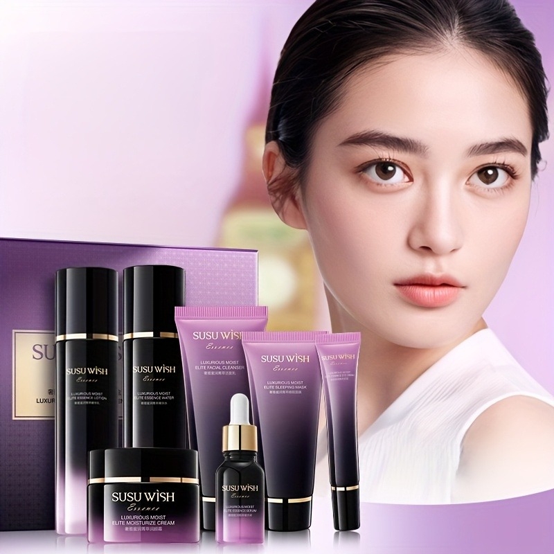 Luxury Skincare Serum - Luxuriöses und elegantes neunteiliges Feuchtigkeits-Essenz-Set, einschließlich