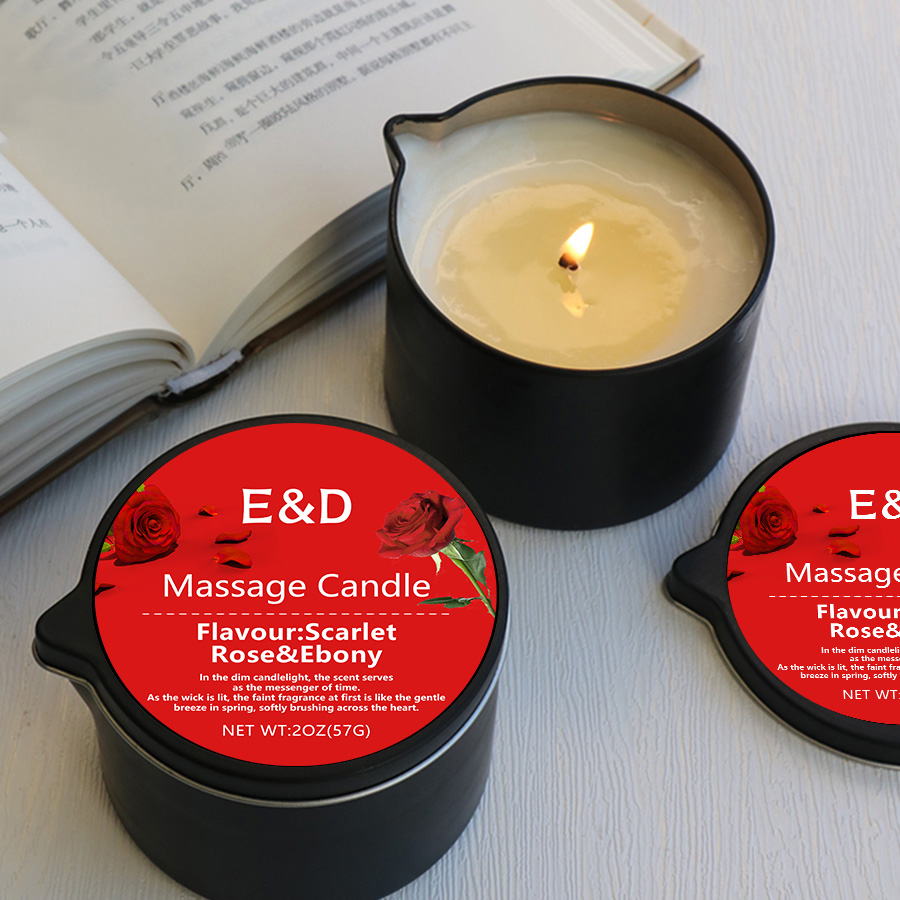 Luxury Skincare Oil - Massageöl-Kerze, zur Stresslinderung und Hautbefeuchtung, Duftkerzen