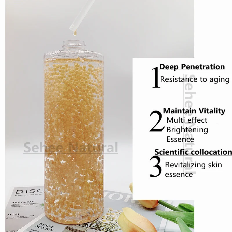 Luxury Skincare Serum - 1000 ml Gold Roe Essence Feuchtigkeitsspendende,