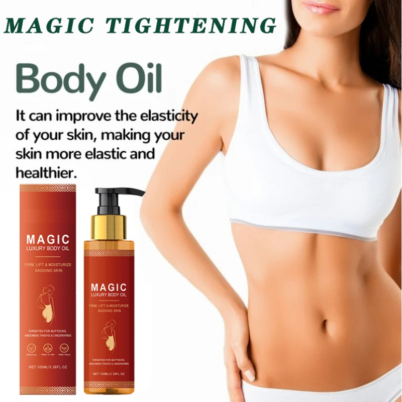 Luxury Skin Care - 100 ml magisches Luxus-Körperöl, tief feuchtigkeitsspendend,